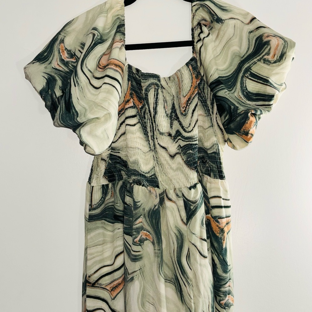 Abstract Patterned Dress - Picture 2 of 5